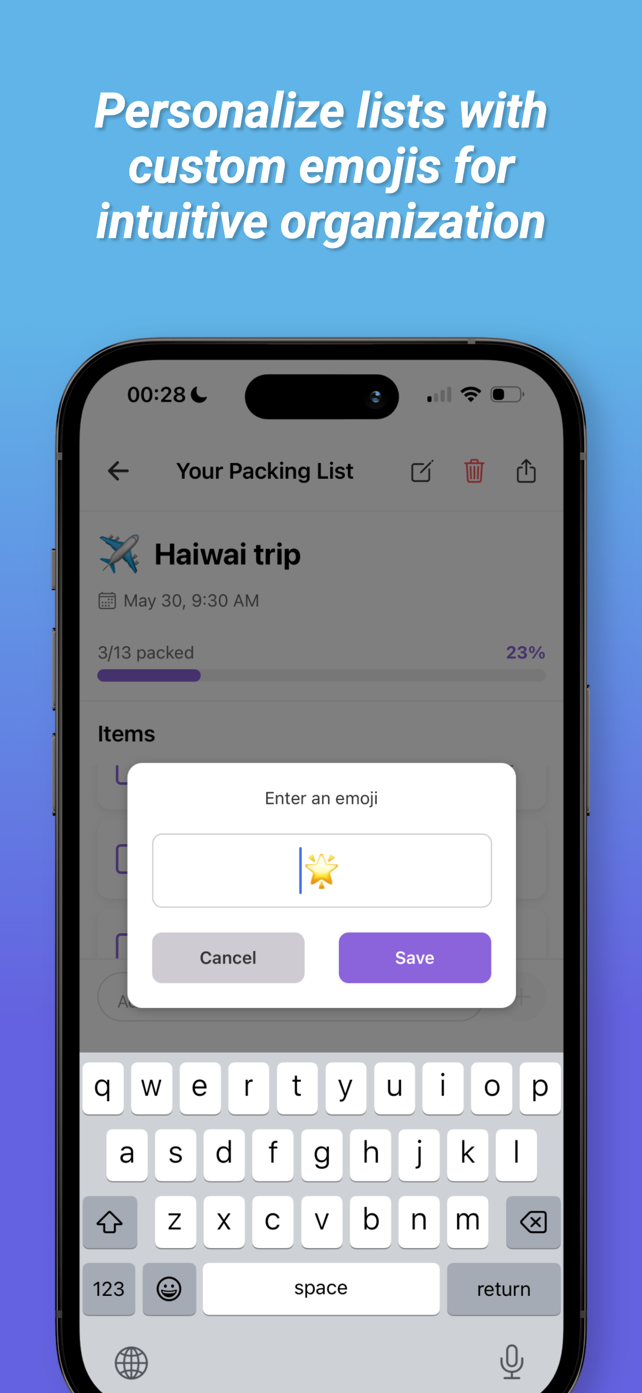 Track Progress Feature